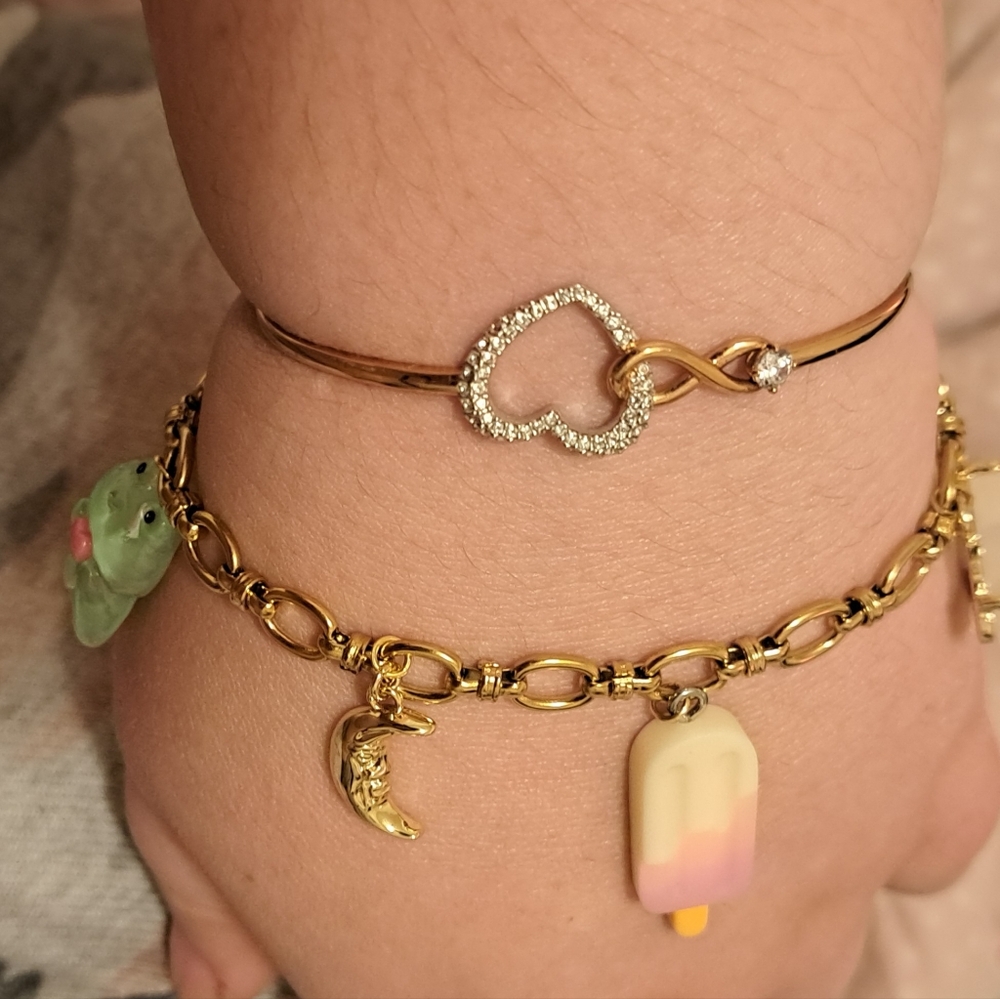 Pandora Rose gold heart bracelet